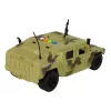LEAN TOYS Samochód Wojskowy Napęd Tarcie Kamuflaż Piasek Światła Dźwięki