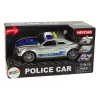 LEAN TOYS Samochód Policyjny 1:14 Światła Dźwięki Srebrny