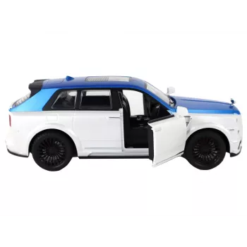 LEAN TOYS Samochód RC 1:20 Biało-Niebieski Zdalnie Sterowany