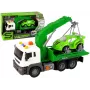 LEAN TOYS Laweta z pomocą drogową 1:16 Zielony Dźwięk i Światła