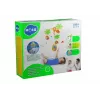 LEAN TOYS Karuzela z pozytywką i grzechotkami dla niemowląt