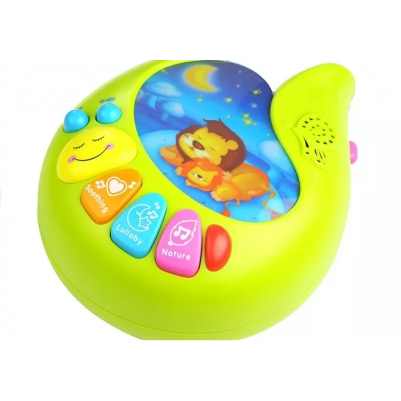 LEAN TOYS Karuzela z pozytywką i grzechotkami dla niemowląt