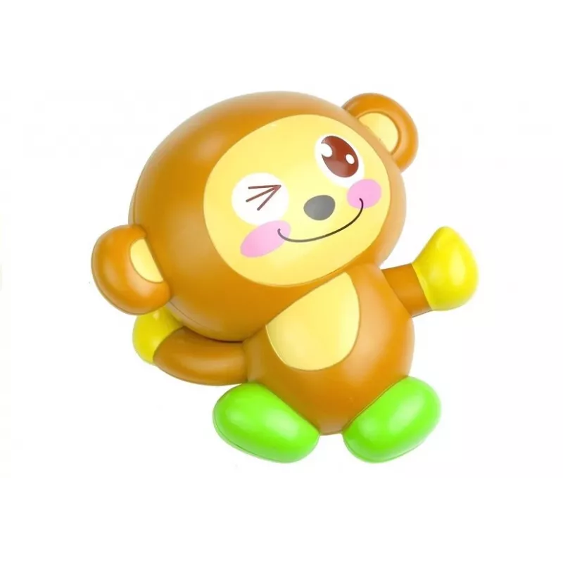 LEAN TOYS Karuzela z pozytywką i grzechotkami dla niemowląt