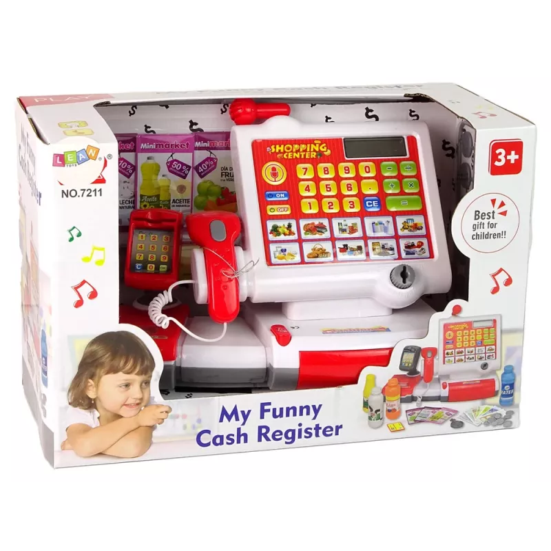 Kasa sklepowa LEAN TOYS z ekranem dotykowym