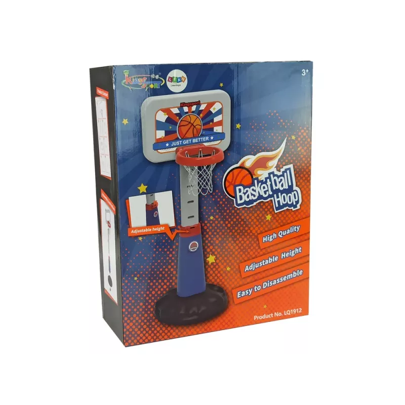 LEAN TOYS Zestaw do koszykówki dla dzieci Team Game 125 cm