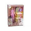 LEAN TOYS Zestaw akcesoriów dla lalek Doktor z długimi włosami