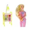 LEAN TOYS Zestaw akcesoriów dla lalek Doktor z długimi włosami