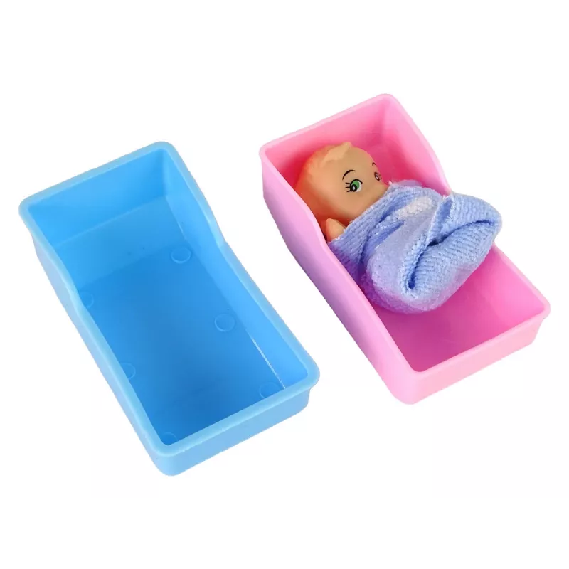 LEAN TOYS Zestaw akcesoriów dla lalek Doktor z długimi włosami