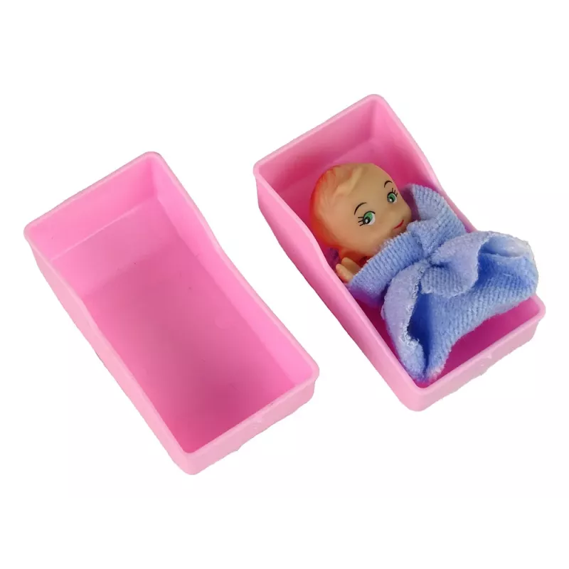 LEAN TOYS Zestaw akcesoriów dla lalek Doktor z długimi włosami