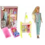 LEAN TOYS Zestaw akcesoriów dla lalek Doktor z długimi włosami