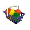 LEAN TOYS Dziecięca Kasa Fiskalna z Kalkulatorem i Koszykiem Warzyw