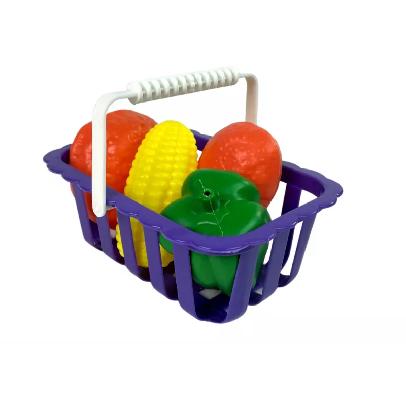 LEAN TOYS Dziecięca Kasa Fiskalna z Kalkulatorem i Koszykiem Warzyw