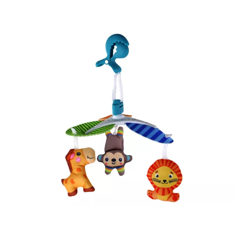 LEAN TOYS Przenośna Karuzela Zwierzęca Clip