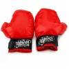 LEAN TOYS Dziecięcy zestaw treningowy worek bokserski z rękawicami Muay Thai 65x22cm L