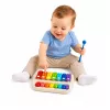 LEAN TOYS Dziecięcy Ksylofon Piano Kolorowy Instrument Muzyczny 2 w 1 z Pałeczką