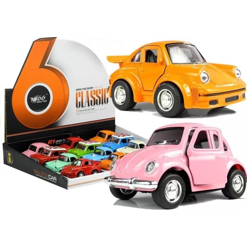 LEAN TOYS Classic Car Metal Vehicle with Mixed Sound