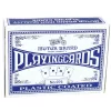 LEAN TOYS Classic Playing Cards Plastikowa powłoka Niebieski - Rozmiar pokera, 54 karty, Odporność na zachlapanie