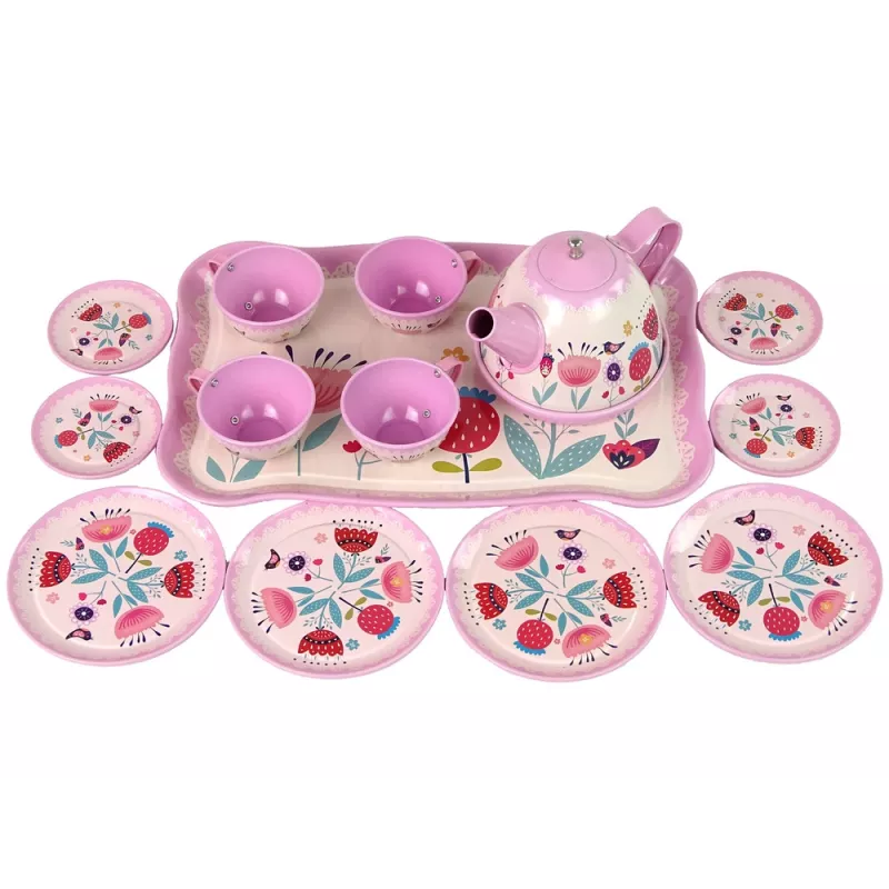 LEAN TOYS Zestaw do kawy i herbaty w kuferku