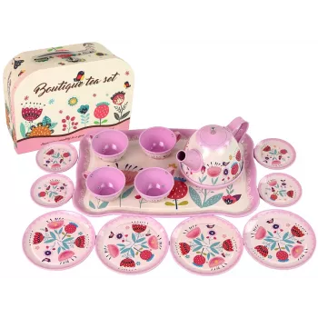 LEAN TOYS Zestaw do kawy i herbaty w kuferku
