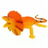LEAN TOYS Figurka Gumowa Legwana Obrożnego Rozciągliwa Realistyczna 19cm