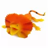 LEAN TOYS Figurka Gumowa Legwana Obrożnego Rozciągliwa Realistyczna 19cm