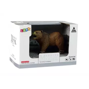 LEAN TOYS Collector's Figurine Brown Bear Animals of the World