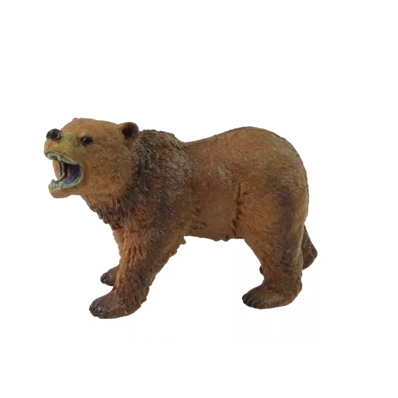 LEAN TOYS Collector's Figurine Brown Bear Animals of the World