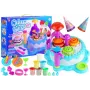 LEAN TOYS Color Clay DIY Zestaw do budowy tortu urodzinowego i domku z gliny samoutwardzalnej - 24 kolory, z narzędziami, foremkami i akcesoriami dla dzieci od 6 lat