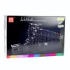 LEAN TOYS Klocki Konstrukcyjne Tor Kulkowy z Silnikiem Elektrycznym 2520 szt.