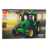 LEAN TOYS Klocki konstrukcyjne Traktor rolniczy zielony 304 szt.