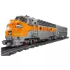 LEAN TOYS Zestaw Klocków Konstrukcyjnych - Szaro-Żółty Pociąg Zdalnie Sterowany (1751 elementów)