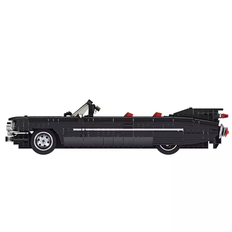LEAN TOYS Klocki konstrukcyjne Classic Car Cabrio Cadi-Elrado Czarny 1324 szt.