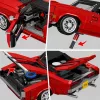 LEAN TOYS Klocki Konstrukcyjne Samochód Sportowy Charger Czerwony 1869 szt.