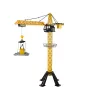 LEAN TOYS Żuraw budowlany sterowany radiowo 90 cm wysokości Budowa Wieży Eiffla