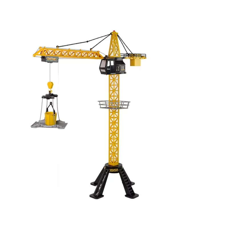 LEAN TOYS Żuraw budowlany sterowany radiowo 90 cm wysokości Budowa Wieży Eiffla
