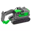 LEAN TOYS Pojazdy Budowlane Koparka Ładowarka Spycharka Zielony Drive Mix