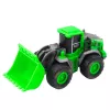 LEAN TOYS Pojazdy Budowlane Koparka Ładowarka Spycharka Zielony Drive Mix
