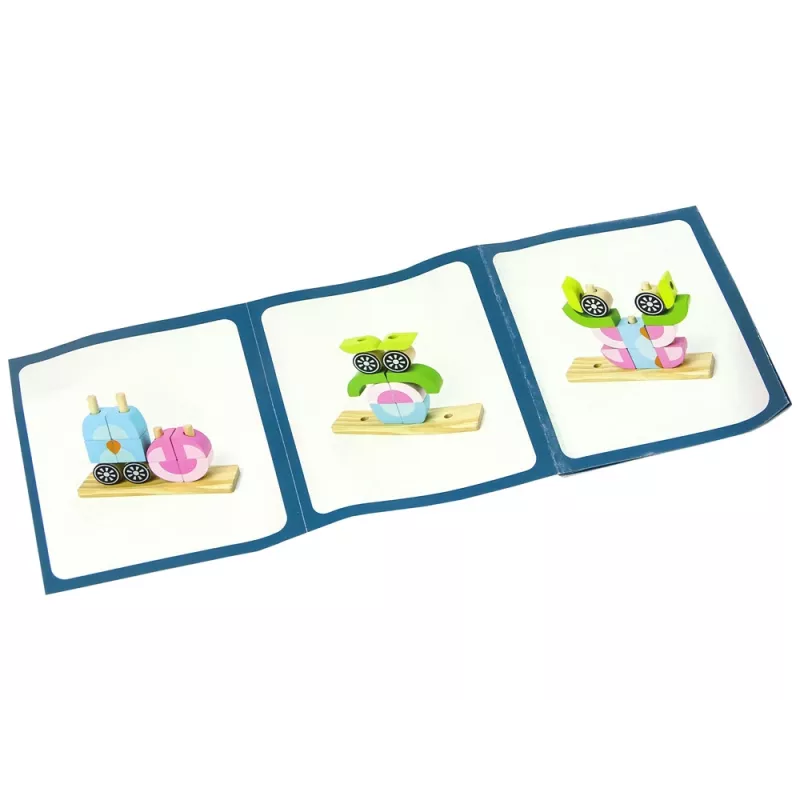 LEAN TOYS Creative Wooden Spatial Puzzle Owl 3D