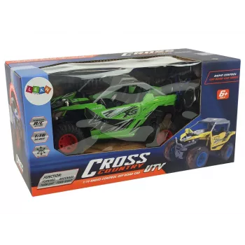 LEAN TOYS Cross Country Zdalnie Sterowany Samochód Terenowy 27 MHz Zielony
