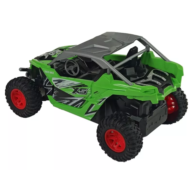 LEAN TOYS Cross Country Zdalnie Sterowany Samochód Terenowy 27 MHz Zielony