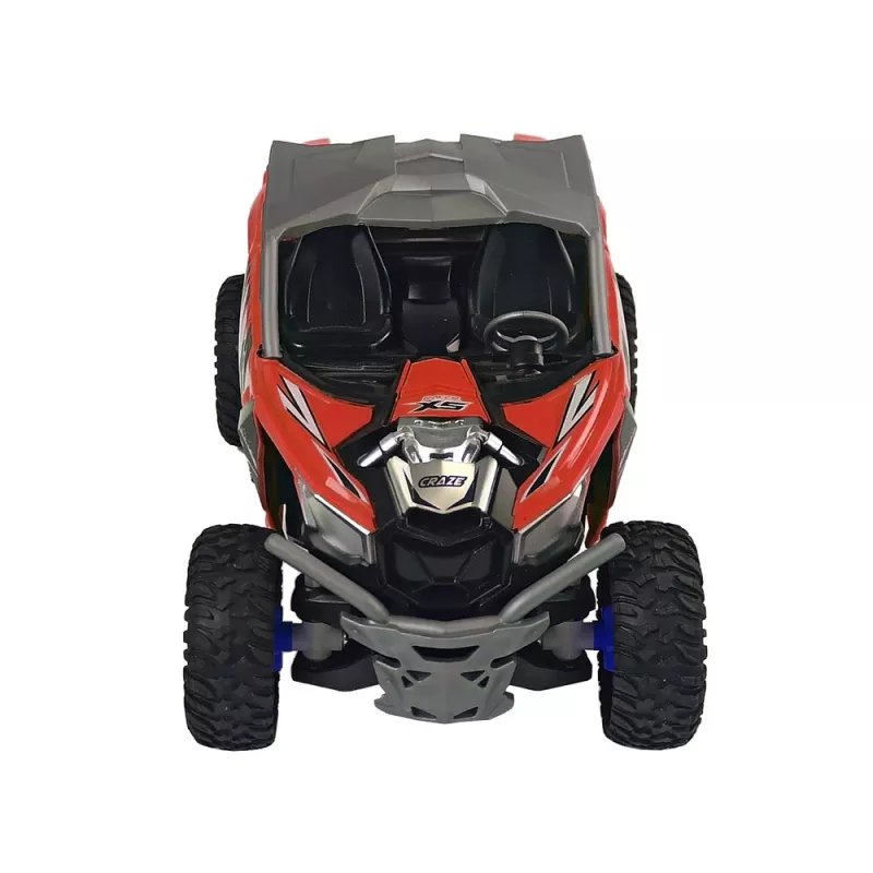 LEAN TOYS Cross Country Zdalnie Sterowany Samochód Terenowy 27 MHz Czerwony