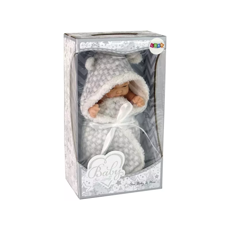 LEAN TOYS Cute Baby Doll Grey Cocard