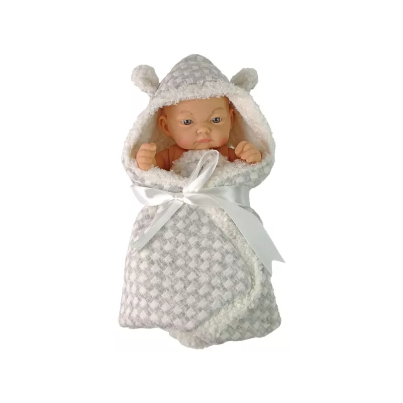 LEAN TOYS Cute Baby Doll Grey Cocard