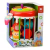Kostka sensoryczna LEAN TOYS Cylinder, interaktywny sorter kształtów ze światłami i dźwiękami - wielokolorowy (22659)