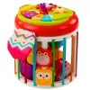 Kostka sensoryczna LEAN TOYS Cylinder, interaktywny sorter kształtów ze światłami i dźwiękami - wielokolorowy (22659)
