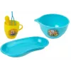 LEAN TOYS Zestaw dentystyczny dla psa. Szczoteczka do zębów. Wyciśnięta pasta do zębów.