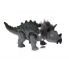 LEAN TOYS Dinozaur na baterię Triceratops Szary