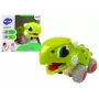 LEAN TOYS Dinozaur na Kółkach Zielona Figurka