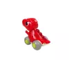 LEAN TOYS Dinozaur na kółkach T-Rex Czerwona Figurka