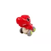 LEAN TOYS Dinozaur na kółkach T-Rex Czerwona Figurka